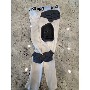 Nike Pro Dri-FIT Padded Football Girdle Pants White Sz M